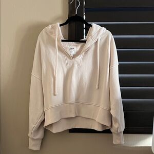 Aerie Beaded Hoodie - Cake Batter Color